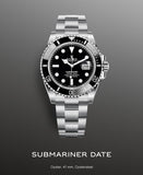 Rolex Submariner Date Oyster 41 Black Dial Silver Oystersteel Strap Watch for Men - M126610LN-0001