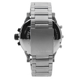 Diesel Mr. Daddy Chronograph Silver Dial Silver Steel Strap Watch For Men - DZ7421