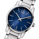 Calvin Klein City Blue Dial Silver Steel Strap Watch for Women - K2G2314N