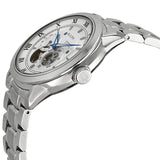 Bulova BVA Series Dual Aperture Silver Dial Silver Steel Strap Watch for Men - 96A118