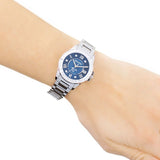 Bulova Marine Star Blue Dial Silver Steel Strap Watch for Women - 96R215