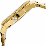 Bulova Multi Function Gold Dial Gold Steel Strap Watch for Women - 97N102