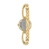 Bulova Crystal Collection Mother of Pearl Dial Gold Steel Strap Watch for Women - 98L225