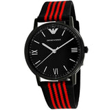 Emporio Armani Kappa Black Dial Two Tone NATO Strap Watch For Men - AR11015