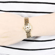 Marc Jacobs Amy Dinky White Dial Gold Steel Strap Watch for Women - MBM3226