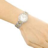 Fossil Virginia Silver Dial Two Tone Steel Strap Watch for Women - ES3503