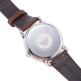 Emporio Armani Luigi Quartz Grey Dial Brown Leather Strap Watch For Men - AR11175