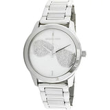 Michael Kors Harman Analog Silver Dial Silver Steel Strap Watch For Women - MK3672