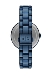 Armani Exchange Cayde Analog Blue Dial Blue Steel Strap Watch For Men - AX2702