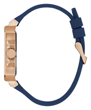 Guess Leo Chronograph Blue Dial Blue Silicone Strap Watch For Men - GW0637G3