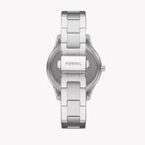 Fossil Stella Sport Multifunction Silver Dial Silver Steel Strap Watch for Women - ES5108