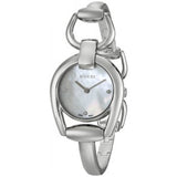 Gucci Horsebit Collection Diamonds Mother of Pearl Dial Silver Steel Strap Watch For Women - YA139506