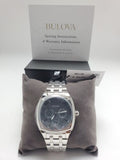 Bulova Classic Collection Multifunction Grey Dial Silver Steel Strap Watch for Men - 96C148