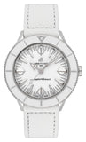 Breitling Superocean Heritage '57 Pastel Paradise White Dial White Leather Strap Watch for Women - A10340A71A1X1