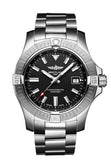 Breitling Avenger Automatic 43mm Black Dial Silver Steel Strap Watch for Men - A17318101B1A1