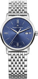 Maurice Lacroix Eliros Sunbrushed Blue Dial Silver Steel Strap Watch for Women - EL1094-SS002-130-1