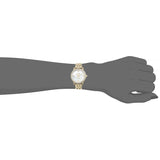 Coach Delancey Mother of Pearl Dial Gold Steel Strap Watch for Women - 14502478