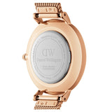 Daniel Wellington Petite Rose Gold Dial Rose Gold Mesh Bracelet Watch For Women - DW00100470