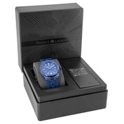 Maurice Lacroix Automatic PVD Limited Edition Blue Dial Blue Silicon Strap Watch For Men - AI6007-PVC00-430-4