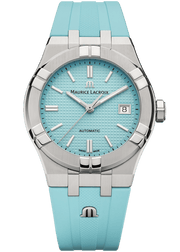 Maurice Lacroix Aikon Automatic Sky Blue Dial Silver Steel Strap Watch For Men - AI6008-SS00F-431-C