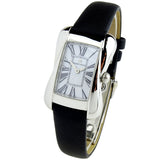 Maurice Lacroix Divina White Mother of Pearl Dial Black Leather Strap Watch for for Women - DV5011-SD531-120