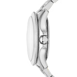 Fossil Cecile Multifunction Silver Dial Silver Steel Strap Watch for Women - AM4509