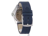 Fossil Cecile White Dial Blue Leather Strap Watch for Women - AM4531