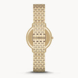 Emporio Armani Dress Analog Mother of Pearl Dial Gold Steel Strap Watch For Women - AR11007