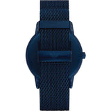 Emporio Armani Luigi Quartz White Dial Blue Mesh Bracelet Watch For Men - AR11025