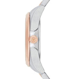 Emporio Armani Analog White Dial Two Tone Steel Strap Watch For Women - AR11029