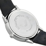 Emporio Armani Ruggero Grey Dial Black Leather Strap Watch for Men  - AR11277