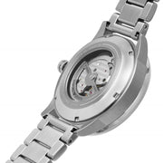 Emporio Armani Meccanico Automatic Green Dial Silver Steel Strap Watch For Men - AR60053