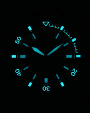 Emporio Armani Sea Explorer Automatic Black Dial Black Silicone Strap Watch For Men - AR60078