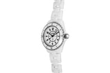 Chanel J12 Quartz White Dial White Steel Strap Watch for Women - J12 H5698