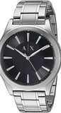 Armani Exchange Nico Analog Black Dial Silver Steel Strap Watch For Men - AX2320