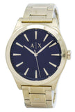 Armani Exchange Nico Analog Black Dial Gold Steel Strap Watch For Men - AX2328