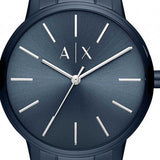 Armani Exchange Cayde Analog Blue Dial Blue Steel Strap Watch For Men - AX2702