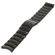 Armani Exchange Hampton Chronograph Black Dial Black Steel Strap Watch For Men - AX2104