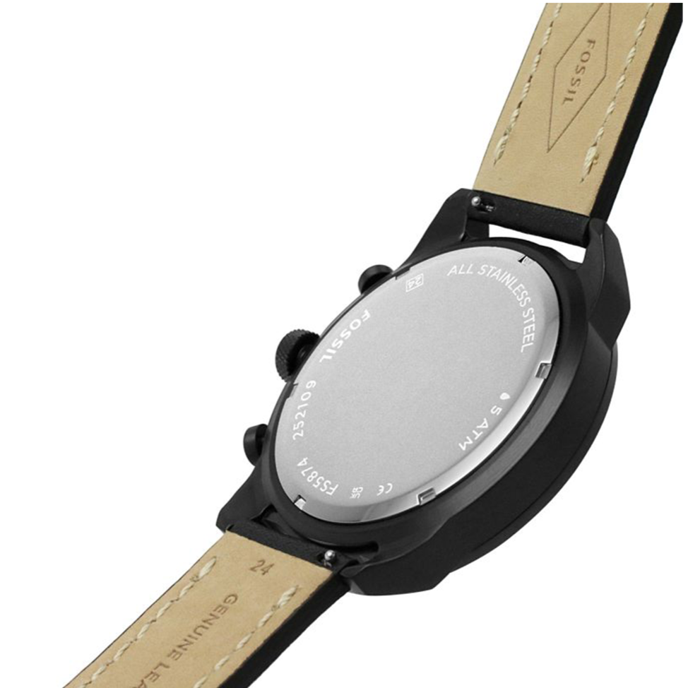 FOSSIL Orologio Bronson Uomo - Cronografo Quarzo Con Cinturino In Pelle Marrone E Cassa 44 Mm