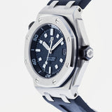 Audemars Piguet Royal Oak Offshore Diver Blue Dial Blue Rubber Strap Watch for Men - 15720ST.OO.A027CA.01