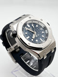 Audemars Piguet Royal Oak Offshore Diver Blue Dial Blue Rubber Strap Watch for Men - 15720ST.OO.A027CA.01