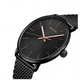 Calvin Klein High Noon Quartz Black Dial Black Mesh Bracelet Watch for Men - K8M21421