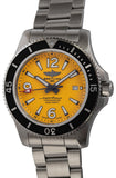 Breitling Superocean II Automatic 44mm Yellow Dial Silver Steel Strap Watch for Men - A17367021I1A1