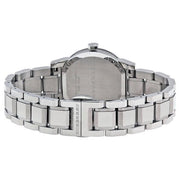Burberry The City Diamonds Silver Dial Silver Steel Strap Watch for Women - BU9229
