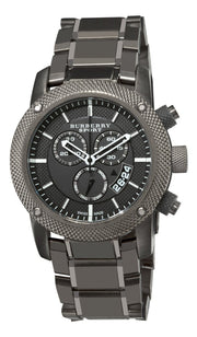 Burberry Chrono Sport Brown Dial Brown Steel Strap Watch for Men - BU7716