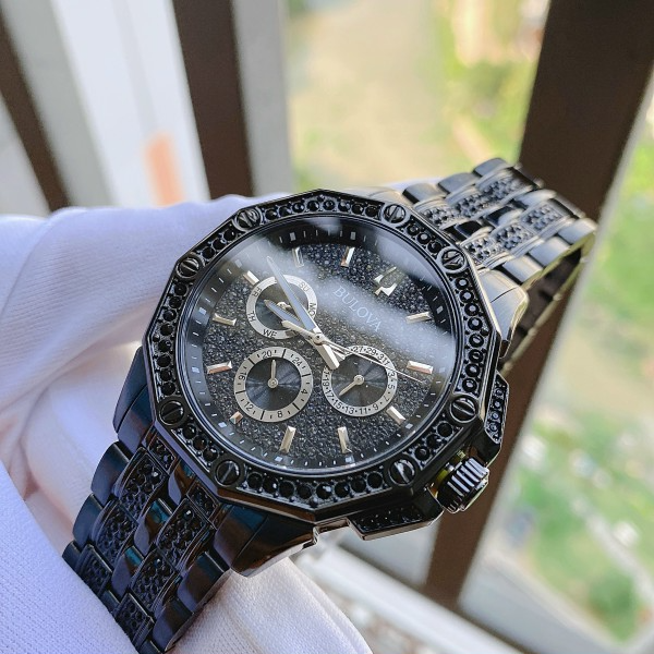 Bulova octava men's chronograph watch 98c134 best sale