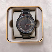Armani Exchange Hampton Chronograph Black Dial Black Steel Strap Watch For Men - AX2189