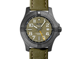 Breitling Avenger Automatic GMT 45 Night Mission Green Dial Green Nylon Strap Watch for Men - V323952A1L1X1