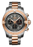 Breitling Avenger B01 Chronograph 45 18K Red Gold Anthracite Dial Two Tone Steel Strap Watch for Men - UB01821A1B1U1