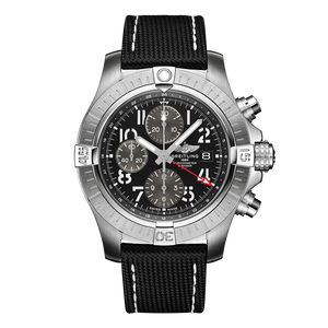 Breitling Avenger B01 Chronograph GMT Black Dial Black Nylon Strap Watch for Men - A24315101B1X1